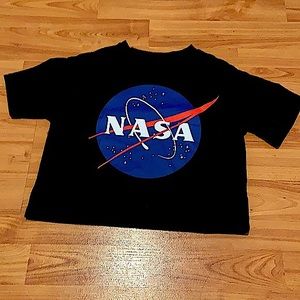 Kids Chemistry Cropped Nasa Shirt